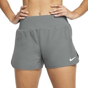 Women’s Nike Dri-Fit Grey 3” seam Running Shorts Built in Briefs XL